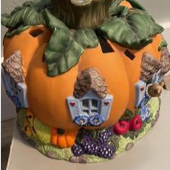 Partylite Harvest Pumpkin Tealight House - Picture 4 of 4